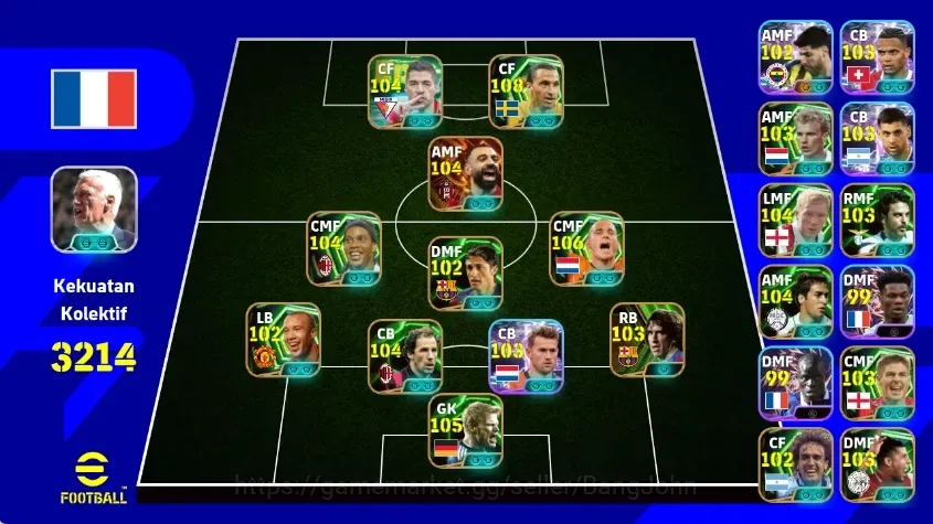 eFootball Accounts Legends & Iconic Players Android|PW3214|Mohamed Salah Big T,Zlatan Ibrahimovic Epic,Wesley Sneijder 1