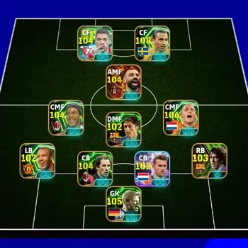 eFootball Accounts Legends & Iconic Players Android|PW3214|Mohamed Salah Big T,Zlatan Ibrahimovic Epic,Wesley Sneijder