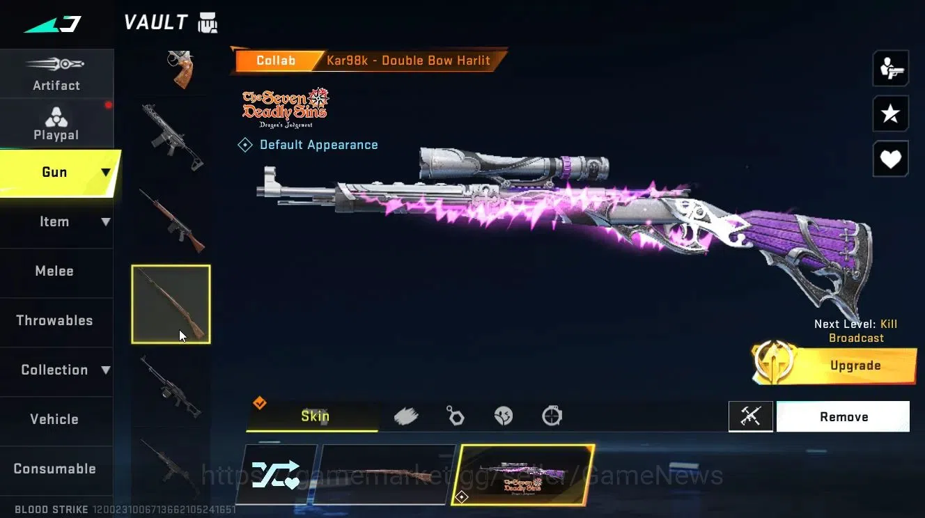 Blood Strike Accounts Asia|Melee Shuriken-AZURE+ULTRA[ZERO,ETHAN,Vector, image 14