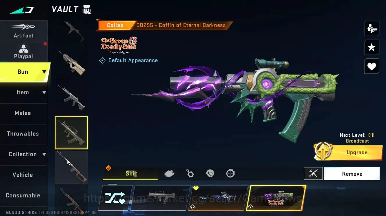 Blood Strike Accounts Asia|Melee Shuriken-AZURE+ULTRA[ZERO,ETHAN,Vector, image 15