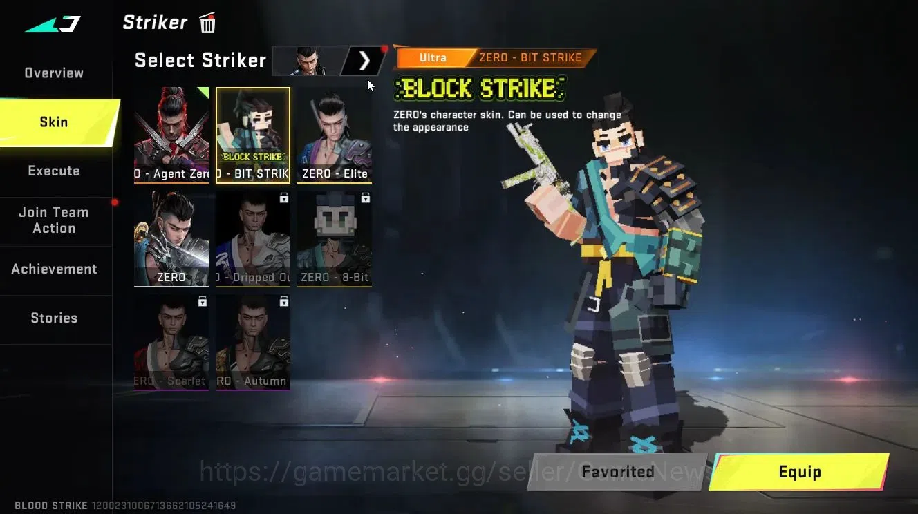 Blood Strike Accounts Asia|Melee Shuriken-AZURE+ULTRA[ZERO,ETHAN,Vector, image 5