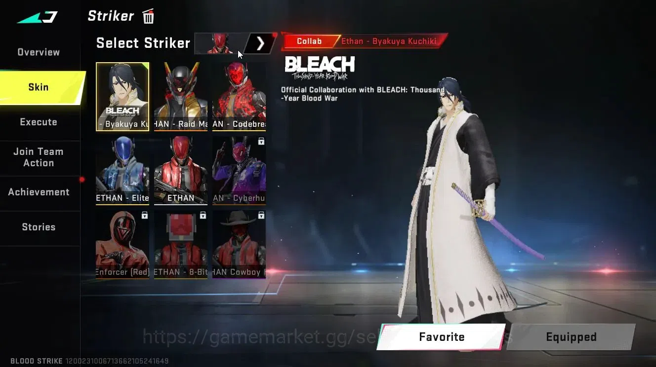 Blood Strike Accounts Asia|Melee Shuriken-AZURE+ULTRA[ZERO,ETHAN,Vector, image 6