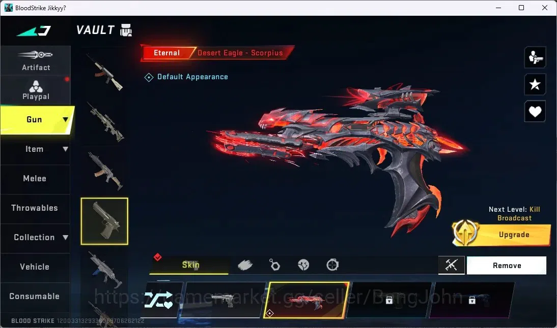Blood Strike Accounts ASIA | 1 ETERNAL: Desert Eagle - Scorpius | 2 TR G image 2