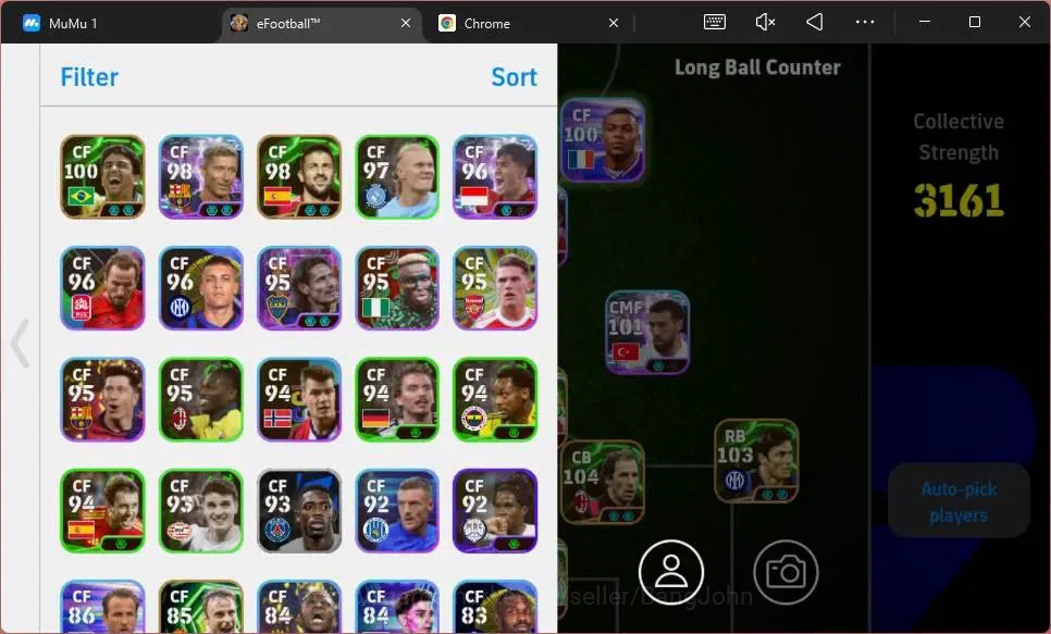 eFootball Accounts Android|PW 3161|Bigtime Beckham|Epic Bebeto,Rijkaa image 1