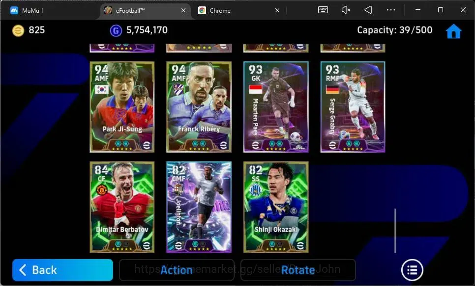eFootball Accounts Android|PW 3161|Bigtime Beckham|Epic Bebeto,Rijkaa image 3