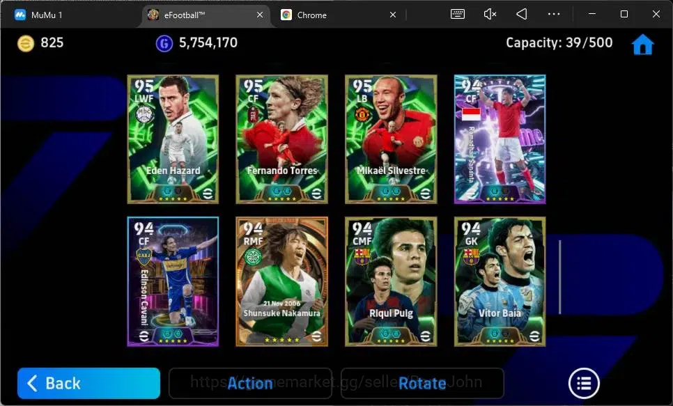 eFootball Accounts Android|PW 3161|Bigtime Beckham|Epic Bebeto,Rijkaa image 4