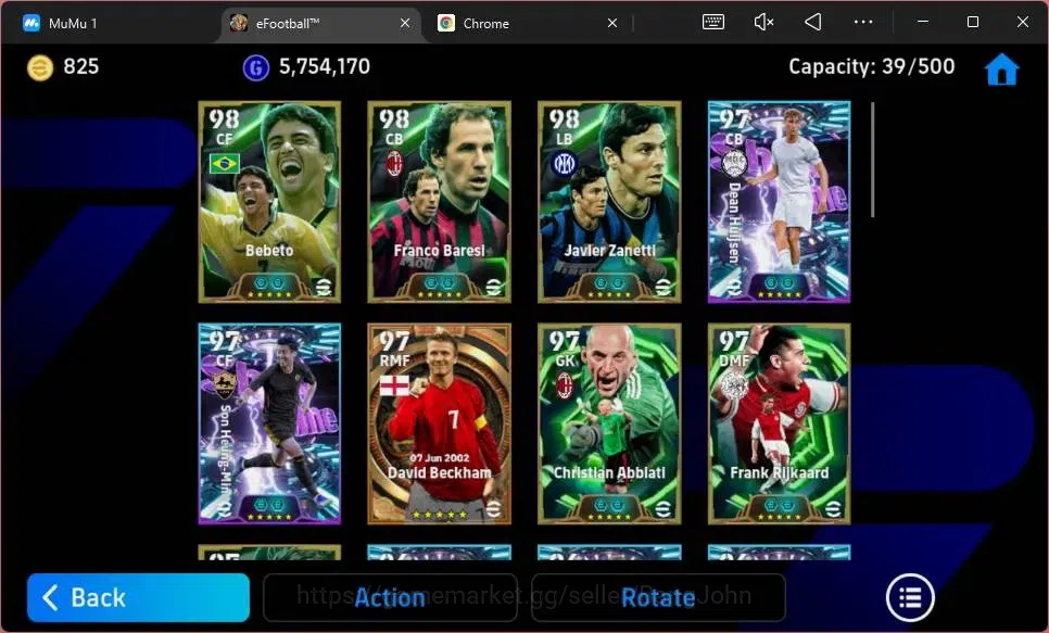 eFootball Accounts Android|PW 3161|Bigtime Beckham|Epic Bebeto,Rijkaa image 7