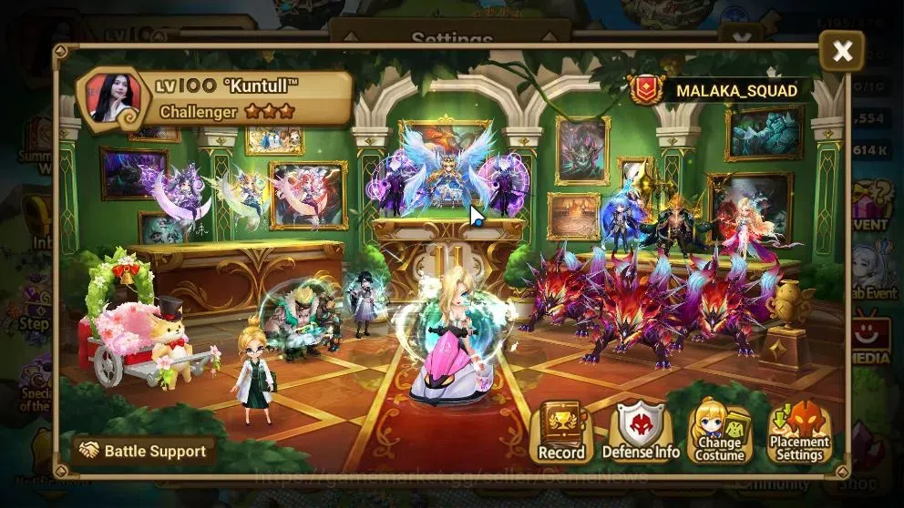 Summoners War: Sky Arena Accounts End-Game ASIA Lv100|3 LD(Laima,Talisman,Aya)+100Total NB5(Gandalf,Himmel,Aragorn,Etc)+319 2