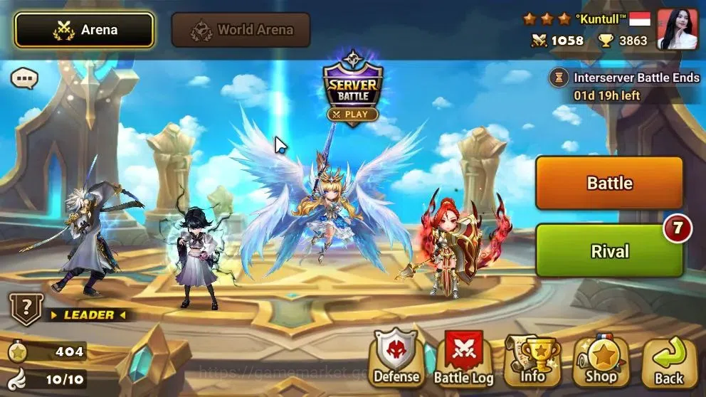 Summoners War: Sky Arena Accounts End-Game ASIA Lv100|3 LD(Laima,Talisman,Aya)+100Total NB5(Gandalf,Himmel,Aragorn,Etc)+319 3