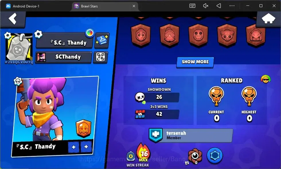 Brawl Stars Accounts Global | 1129 Thropy| 18 Brawler| 3 Max Hypercharg image 3