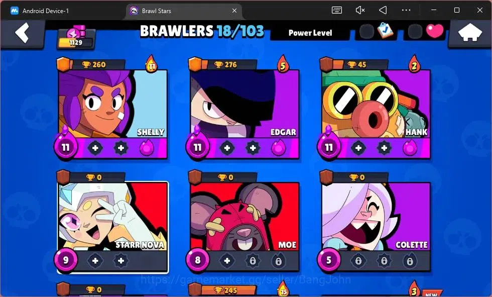 Brawl Stars Accounts Global | 1129 Thropy| 18 Brawler| 3 Max Hypercharg image 5