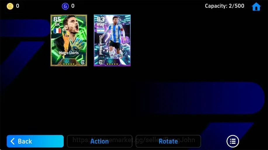 eFootball Accounts Legends & Iconic Players Mobile|PW 1972|Hugo Lloris Epic,Lionel Messi ShowT|2026|Check SS EFB2053B 3