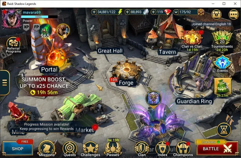 Raid: Shadow Legends Accounts Lv52 1,1M Power|17 Legend(Alice,DKnight,Mavara,Nin image 1