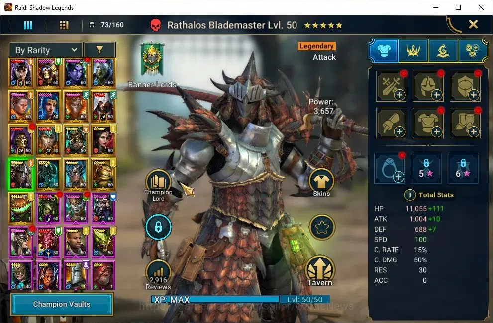 Raid: Shadow Legends Accounts Lv52 1,1M Power|17 Legend(Alice,DKnight,Mavara,Nin image 10