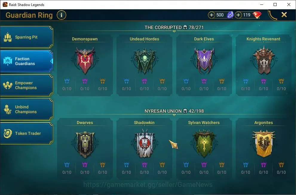 Raid: Shadow Legends Accounts Lv52 1,1M Power|17 Legend(Alice,DKnight,Mavara,Nin image 16