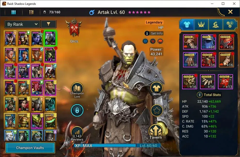 Raid: Shadow Legends Accounts Lv52 1,1M Power|17 Legend(Alice,DKnight,Mavara,Nin image 6