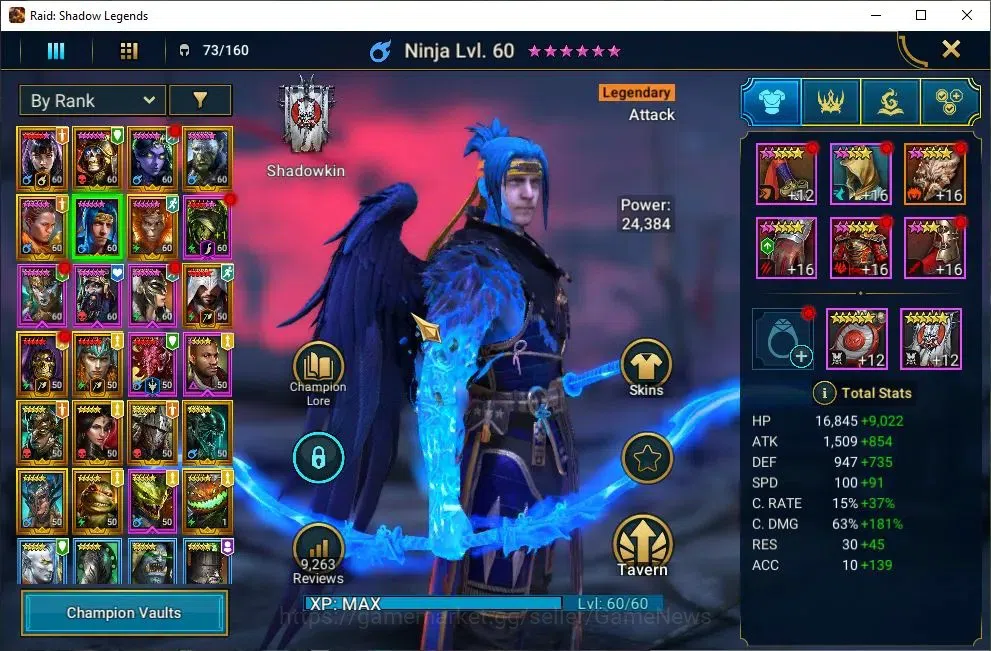 Raid: Shadow Legends Accounts Lv52 1,1M Power|17 Legend(Alice,DKnight,Mavara,Nin image 7