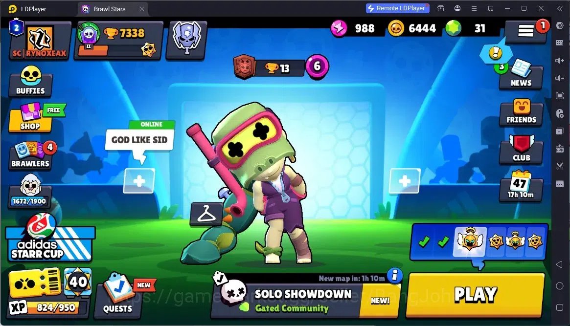 Brawl Stars Accounts Global | 7338 Thropy|38 Brawler|2 Max Hypercharge(EMZ,Bibi)|862 Bling|31 Gems|3M,4LSkins | ProtectOff 1
