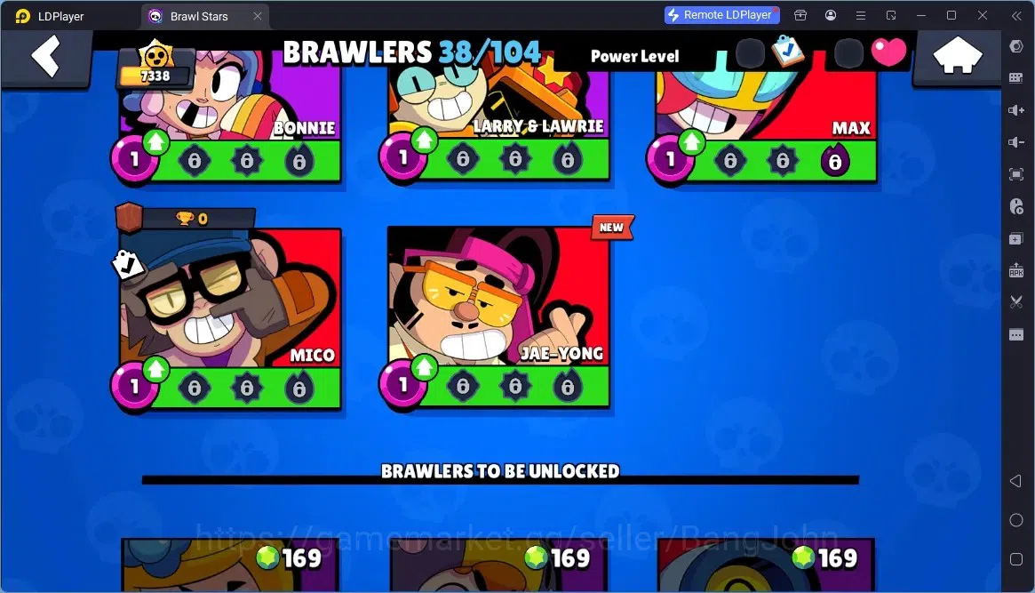 Brawl Stars Accounts Global | 7338 Thropy|38 Brawler|2 Max Hypercharge(EMZ,Bibi)|862 Bling|31 Gems|3M,4LSkins | ProtectOff 11