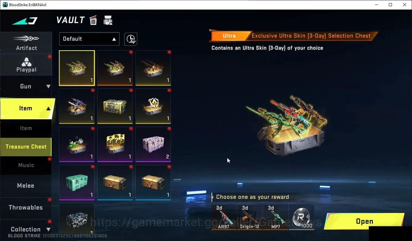 Blood Strike Accounts ASIA|ETERNAL Ethan-Allien Wlaker,Lv5 Vector-Shadow image 14