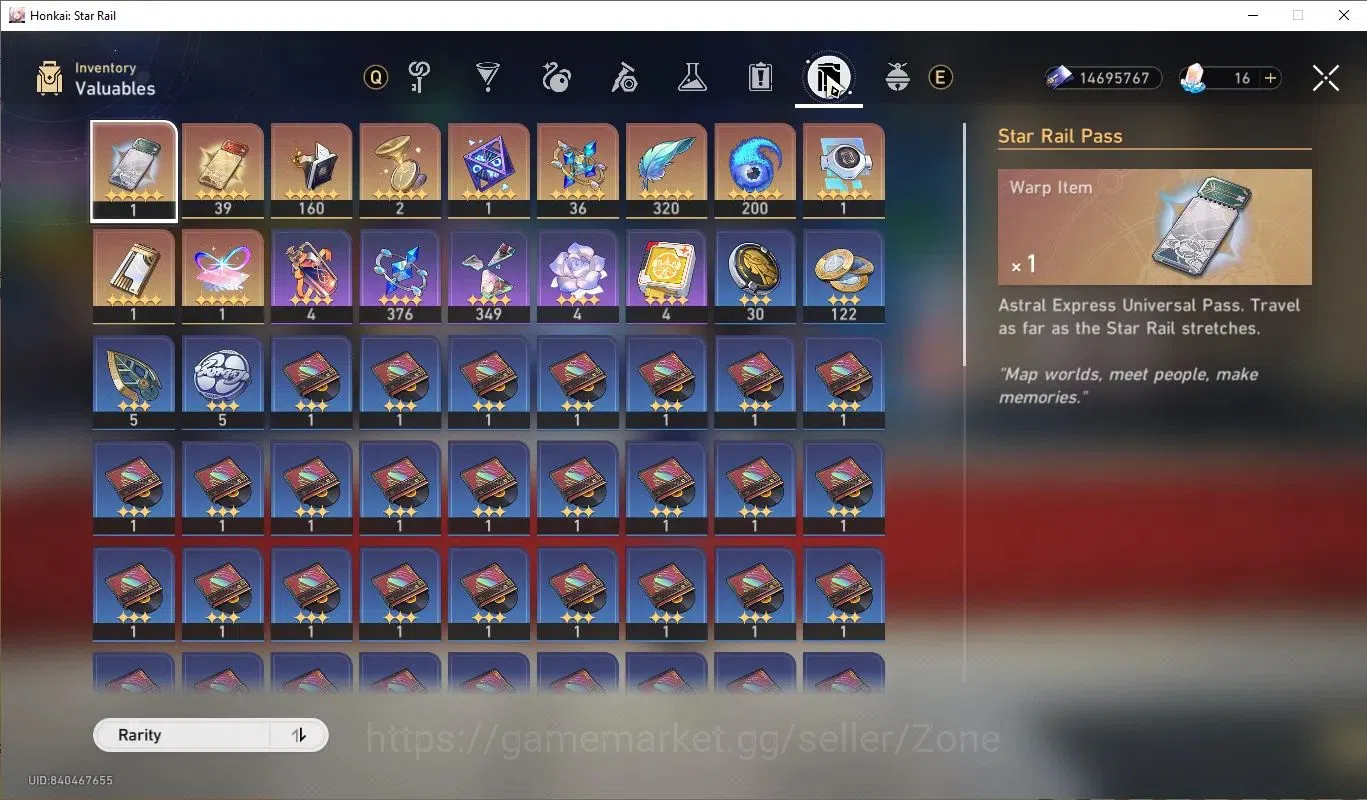 Honkai Star Rail Accounts ASIA| TL 67 | Ultra Rare Saber E3 + Sig LC | Robin image 10