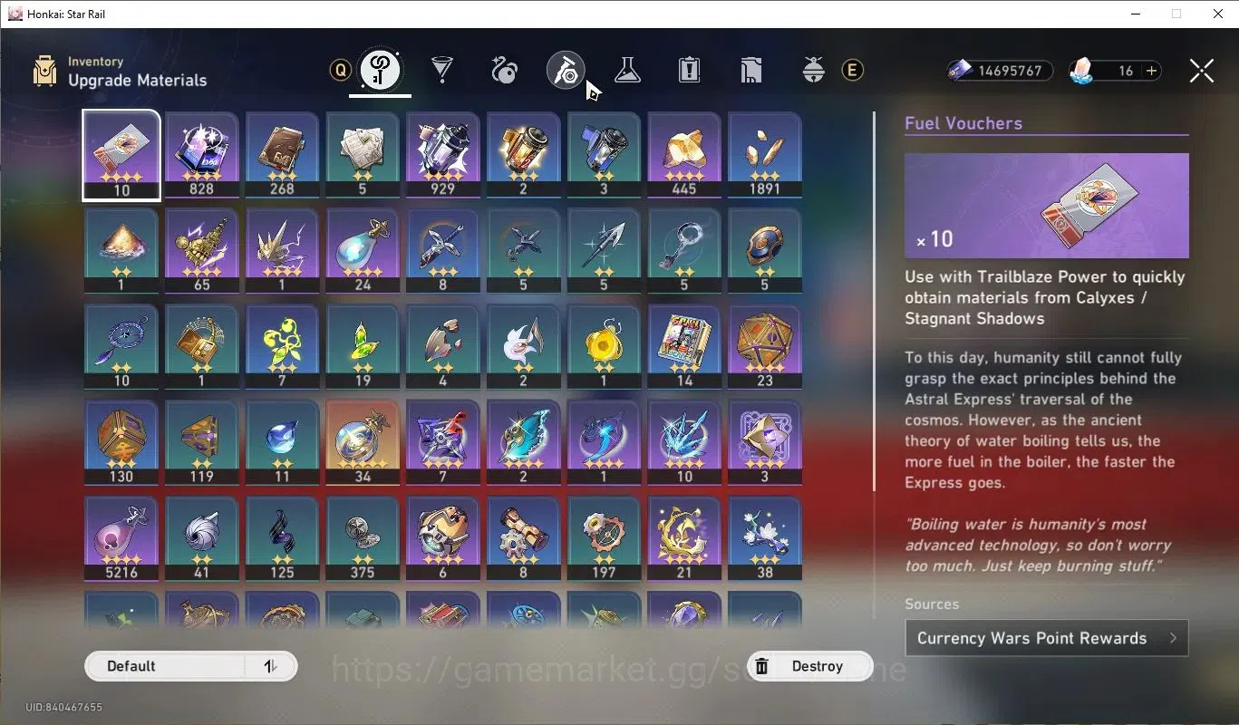 Honkai Star Rail Accounts ASIA| TL 67 | Ultra Rare Saber E3 + Sig LC | Robin image 9