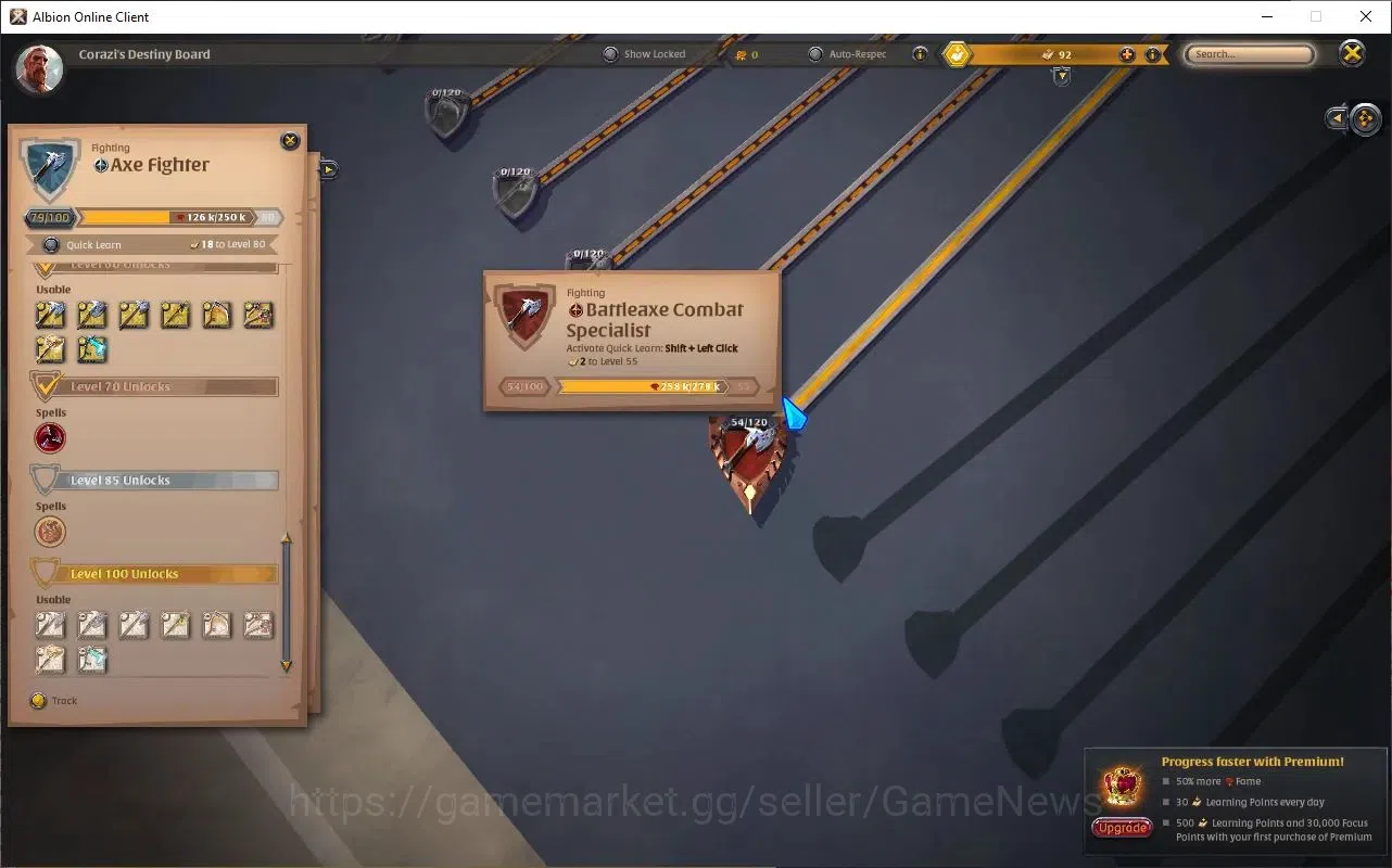 Albion Online Accounts ASIA | 4,34M Total Fame - 7,3M Silver | T8 Ore Min image 4