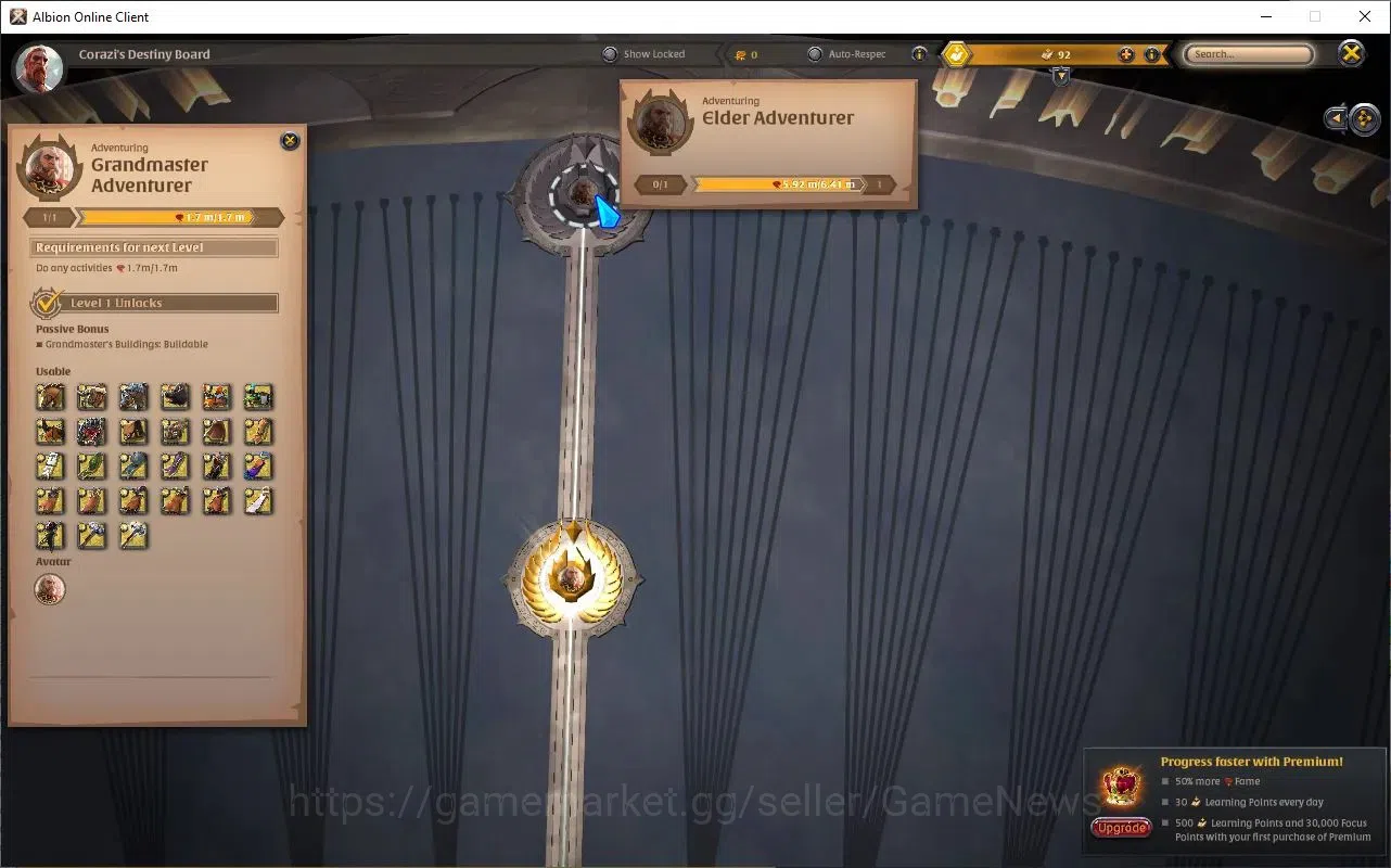 Albion Online Accounts ASIA | 4,34M Total Fame - 7,3M Silver | T8 Ore Min image 6