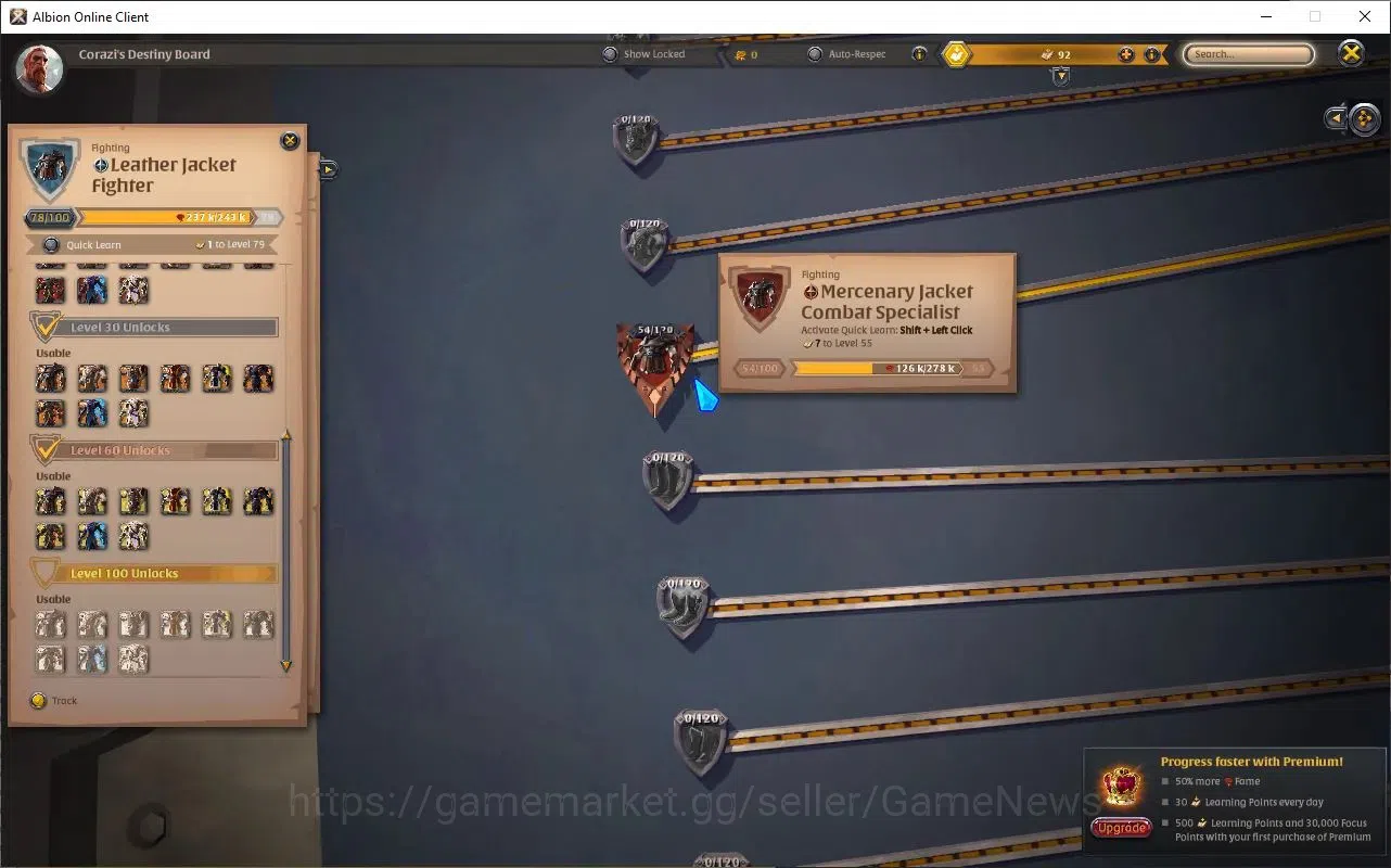 Albion Online Accounts ASIA | 4,34M Total Fame - 7,3M Silver | T8 Ore Min image 7