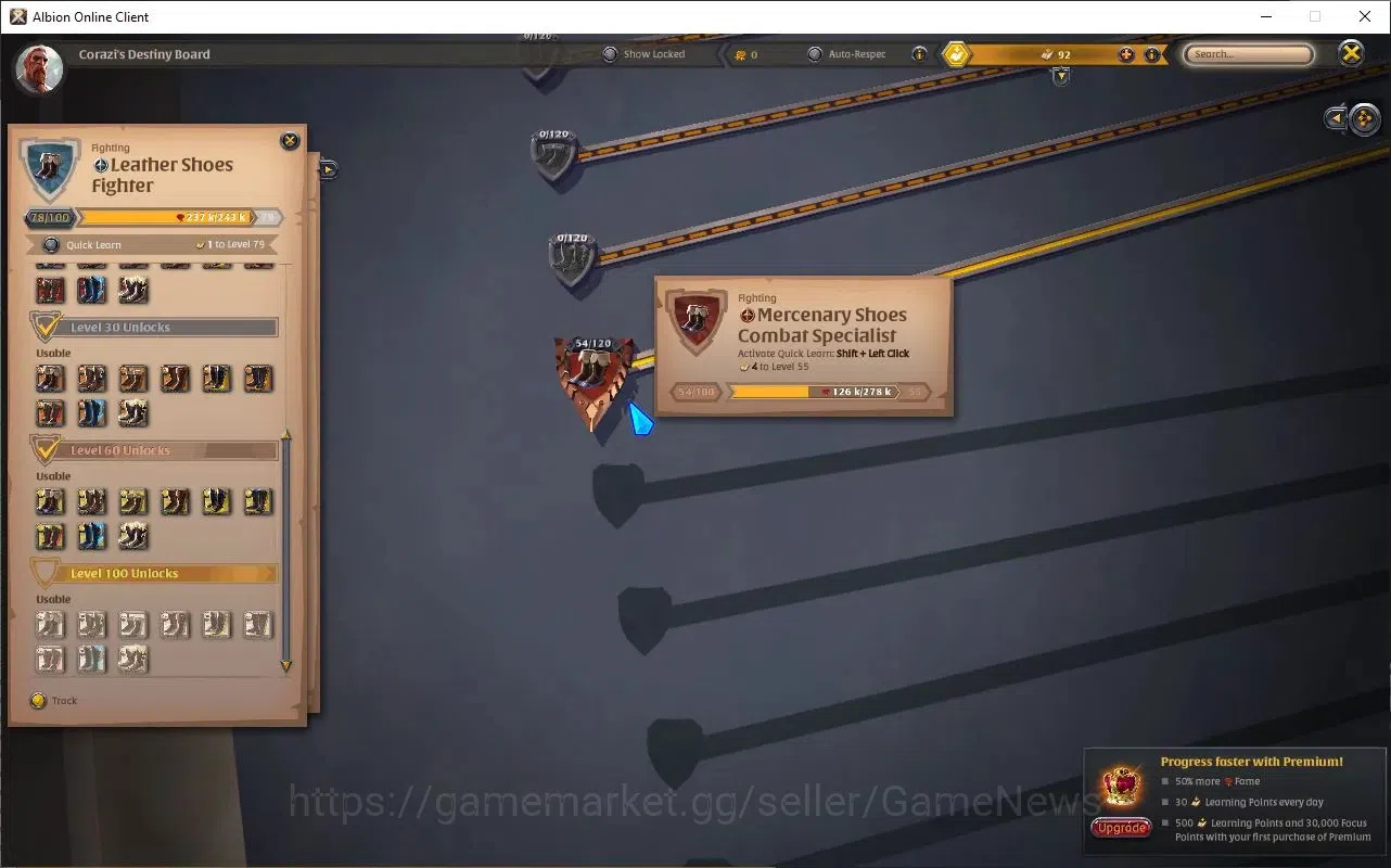 Albion Online Accounts ASIA | 4,34M Total Fame - 7,3M Silver | T8 Ore Min image 8