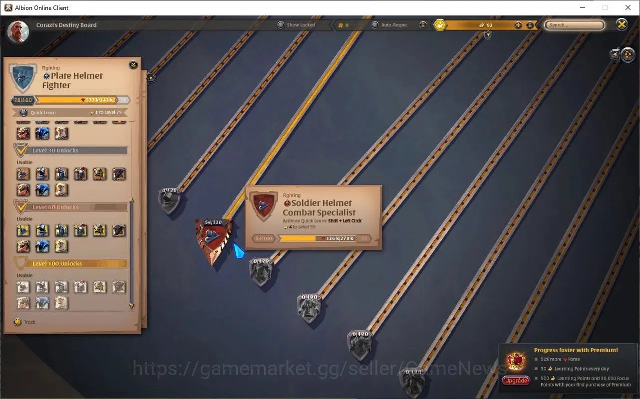 Albion Online Accounts ASIA | 4,34M Total Fame - 7,3M Silver | T8 Ore Min image 9