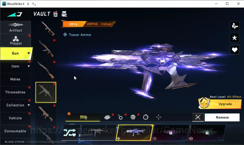 Blood Strike Accounts ASIA|ETERNAL MP5-Dominator Lv3|Melee ULTRA Shurike image 16