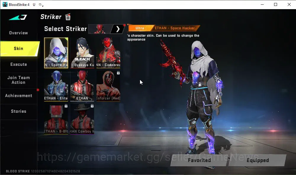 Blood Strike Accounts ASIA|ETERNAL MP5-Dominator Lv3|Melee ULTRA Shurike image 18