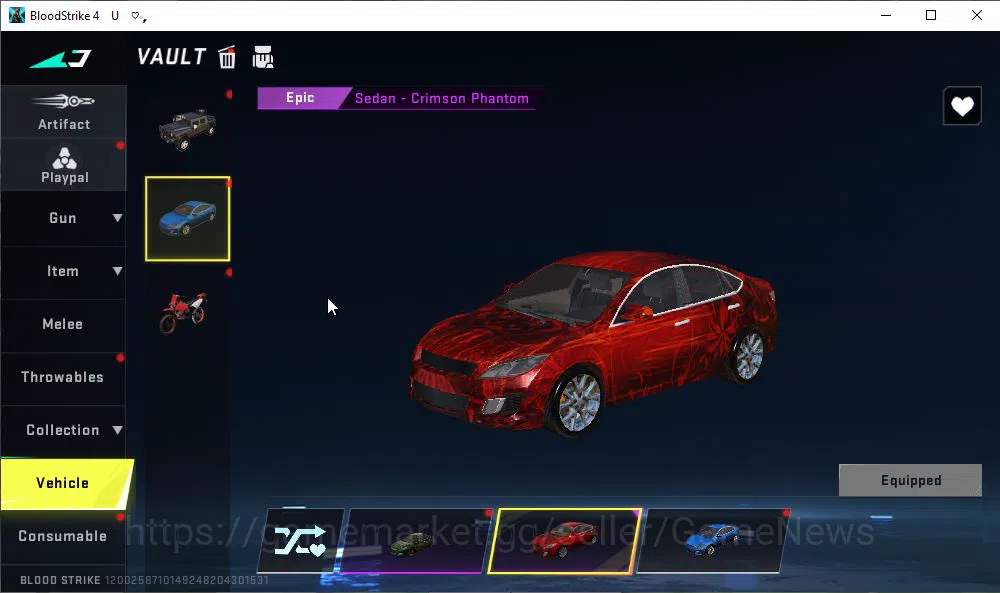 Blood Strike Accounts ASIA|ETERNAL MP5-Dominator Lv3|Melee ULTRA Shurike image 4