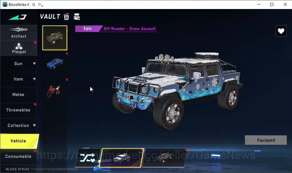 Blood Strike Accounts ASIA|ETERNAL MP5-Dominator Lv3|Melee ULTRA Shurike image 5