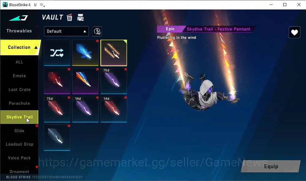 Blood Strike Accounts ASIA|ETERNAL MP5-Dominator Lv3|Melee ULTRA Shurike image 6