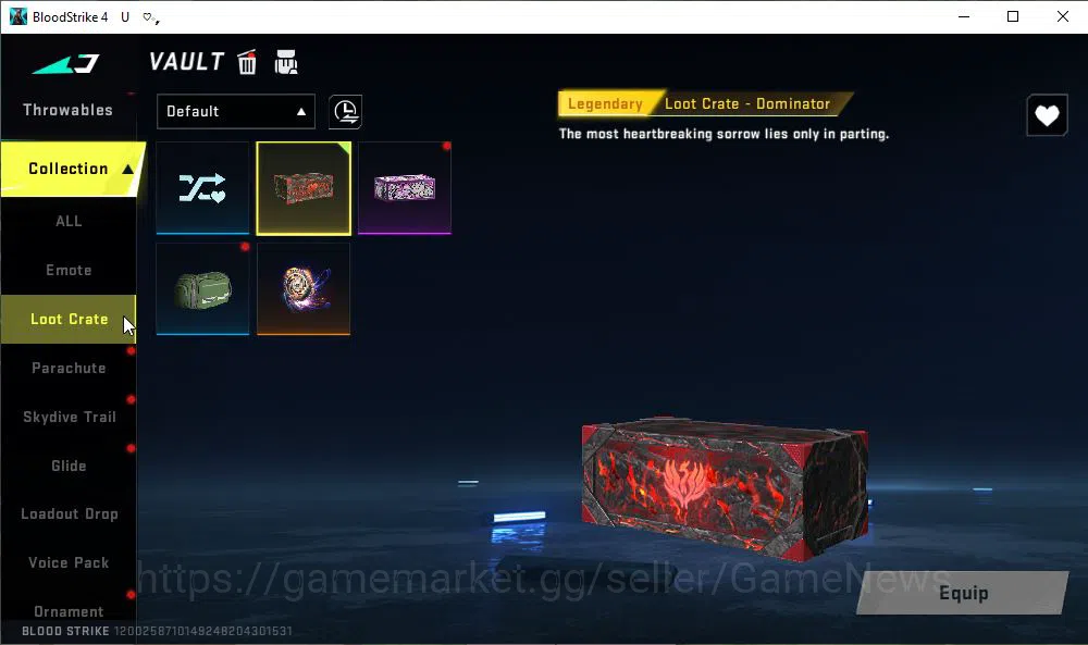 Blood Strike Accounts ASIA|ETERNAL MP5-Dominator Lv3|Melee ULTRA Shurike image 8