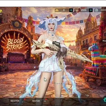 Blood Strike Accounts Collab Skin ASIA|Eternal MP7-Tidesong|Melee Staff|Collab AoT2 Levi,Mikasa,Female Titan,M4A1,KAG-6|8