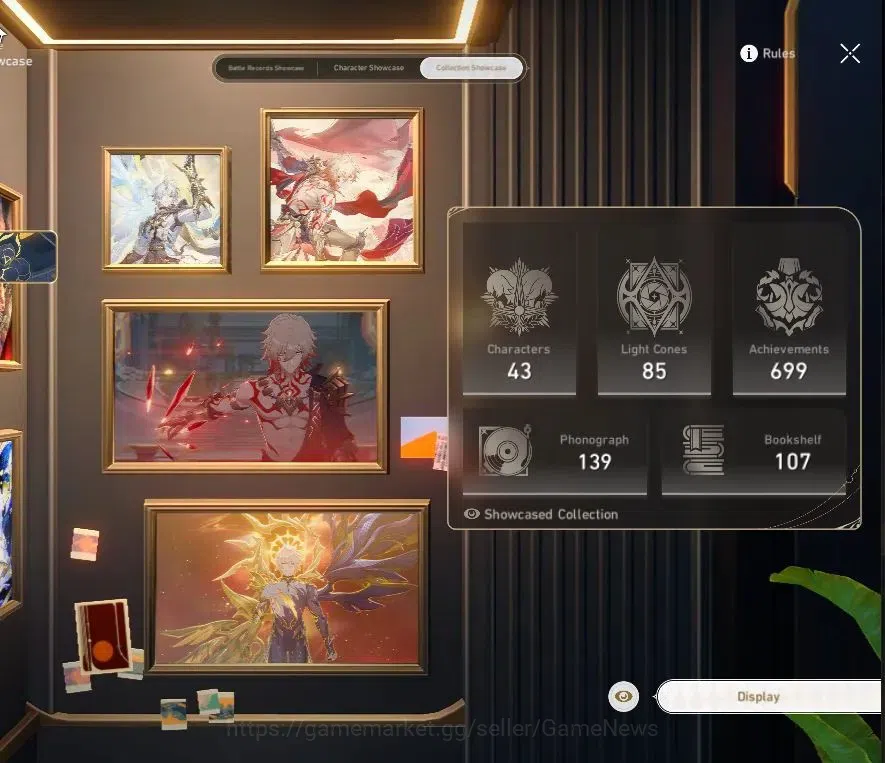 Honkai Star Rail Accounts Asia |TL 70|Sparxie Prem Team|16 Limited|[Castoric image 3