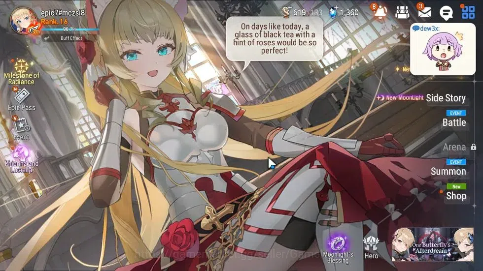 Epic Seven Accounts GLOBAL Unverif|New Era|2 ML(Rhianna and Luciella,C image 1