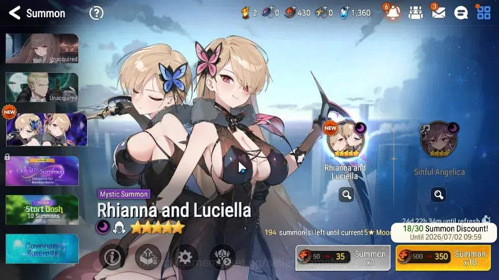 Epic Seven Accounts GLOBAL Unverif|New Era|2 ML(Rhianna and Luciella,C image 15
