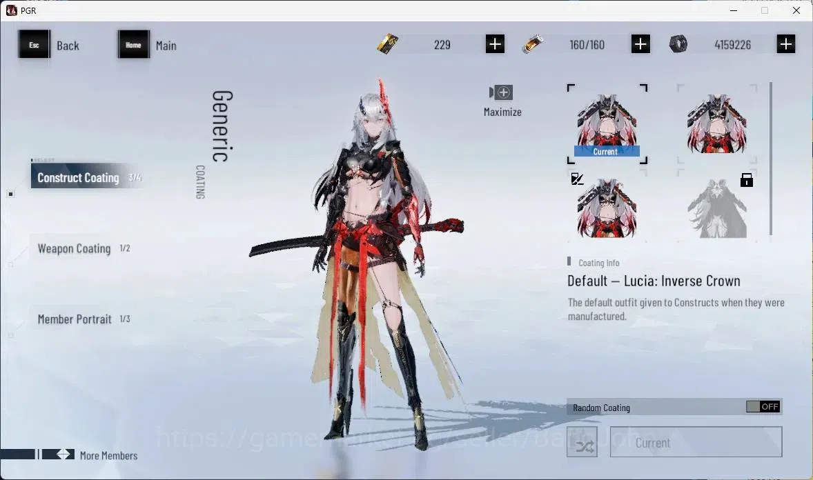 Punishing: Gray Raven Accounts ASIA | L61 |S Lucia IV,S Lucia CW,S Crocotta,S Lum image 9