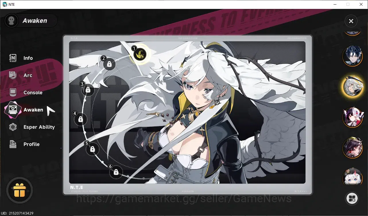 Neverness to Everness Accounts Global SEA|HL 32|TL 25|10 S-Class 4 Limit[Shinku,Chaos,Lacrimosa,Hotori]|Porsche|3 Limit 10