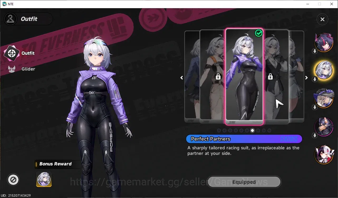 Neverness to Everness Accounts Global SEA|HL 32|TL 25|10 S-Class 4 Limit[Shinku,Chaos,Lacrimosa,Hotori]|Porsche|3 Limit 17