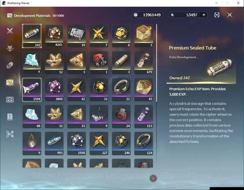 Wuthering Waves Accounts EU | UL 47 | 53K Astrite, 48 Coral | 2 Limited | D image 7