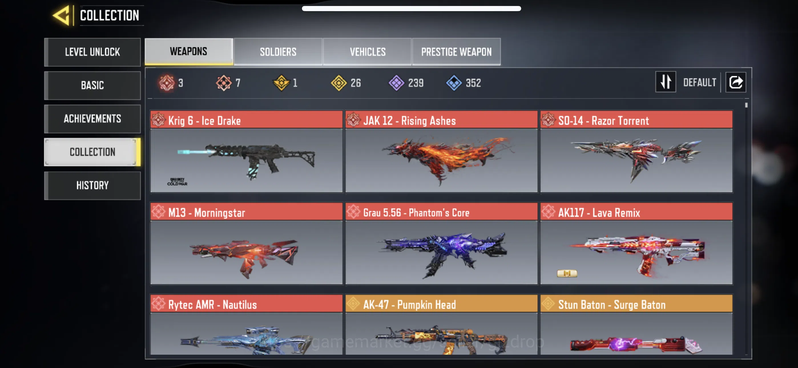 Call of Duty: Mobile Accounts 7 mythic 3 maxed | 26 leggy | 2 Mythic characters  image 2