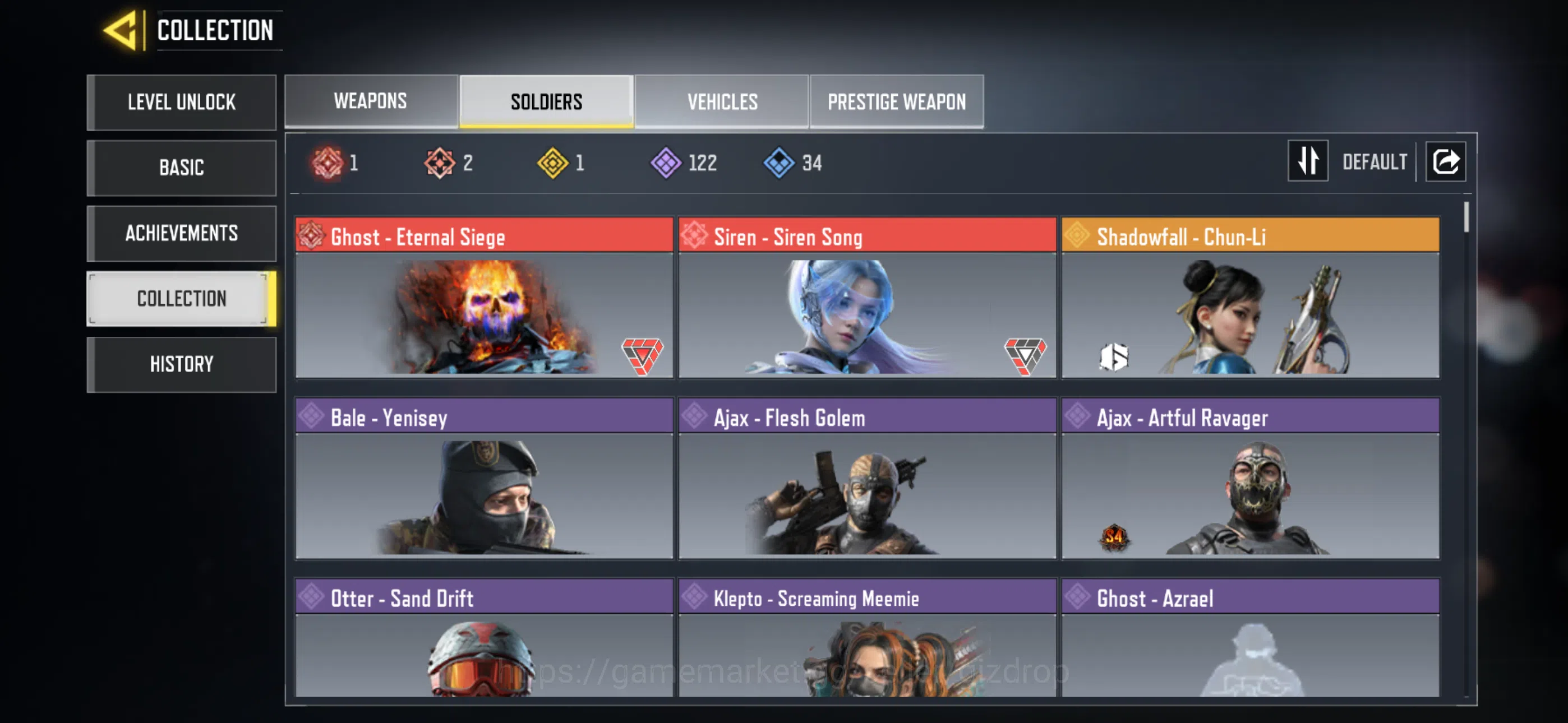 Call of Duty: Mobile Accounts 7 mythic 3 maxed | 26 leggy | 2 Mythic characters  image 3