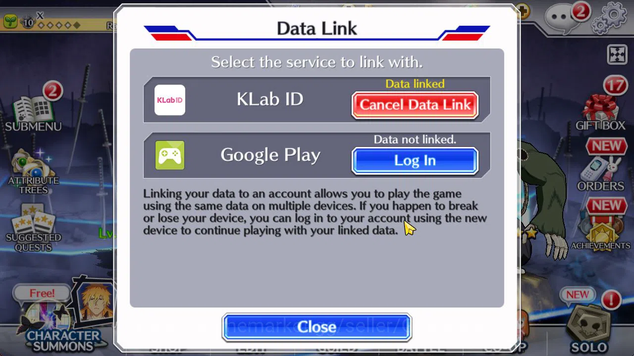 Bleach: Brave Souls Accounts Starter [GLOBAL]6K Orb+Fresh All Story|SoulReaper Shunsui,TYBW25 Renji,TYBW24 13