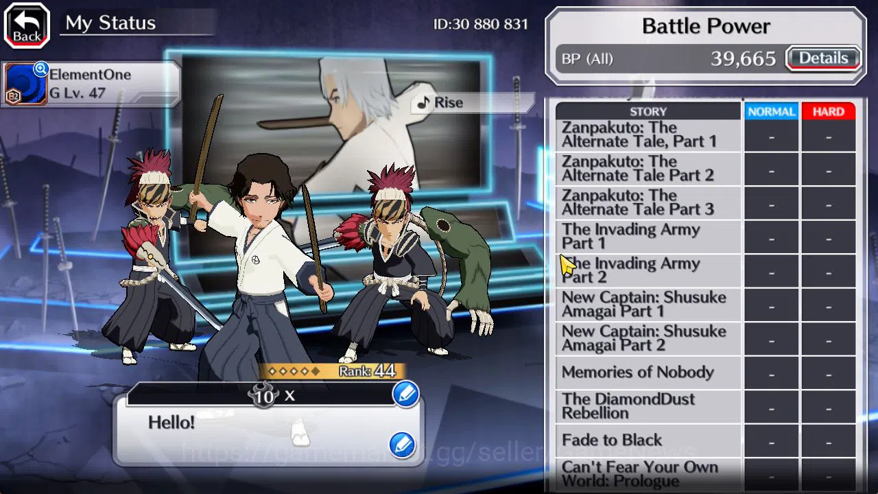 Bleach: Brave Souls Accounts Starter [GLOBAL]6K Orb+Fresh All Story|SoulReaper Shunsui,TYBW25 Renji,TYBW24 6