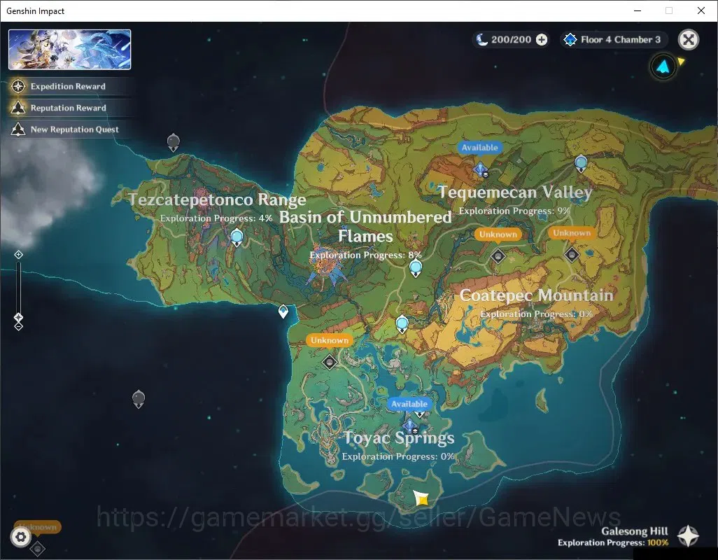 Genshin Impact Accounts ASIA |AR 25 |Starter with Nefer |Low Explore Map | image 14